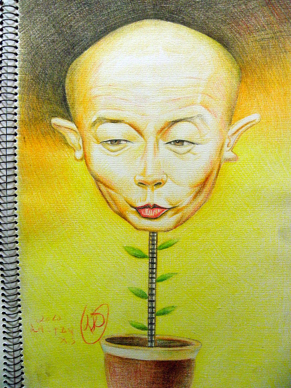 手绘素描彩铅冯巩肖像葛优肖像艾弗森肖像vitas肖像斯科拉肖像