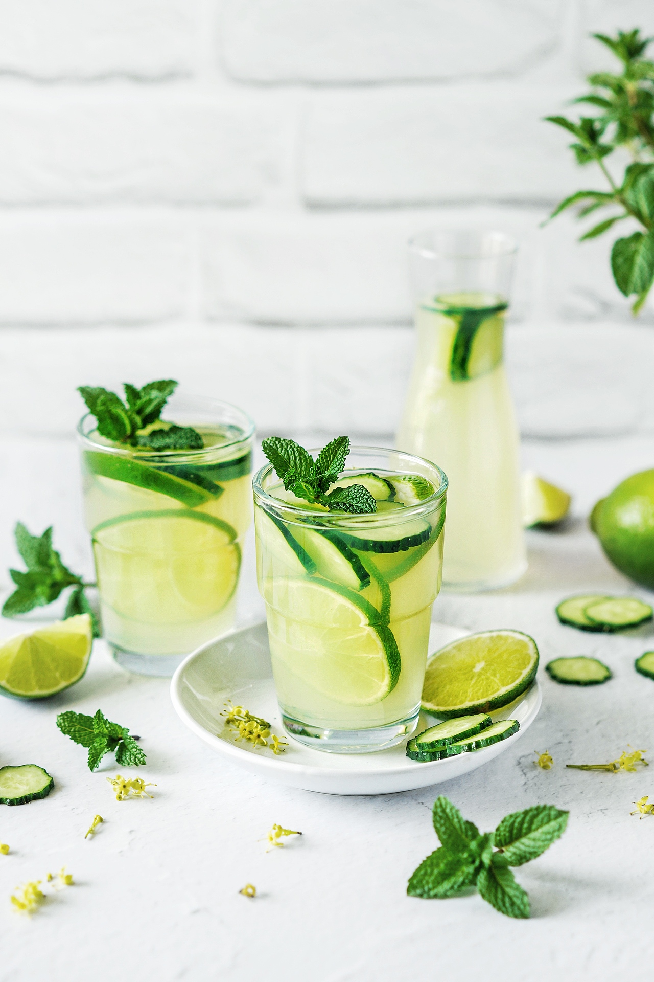 夏日青柠薄荷饮