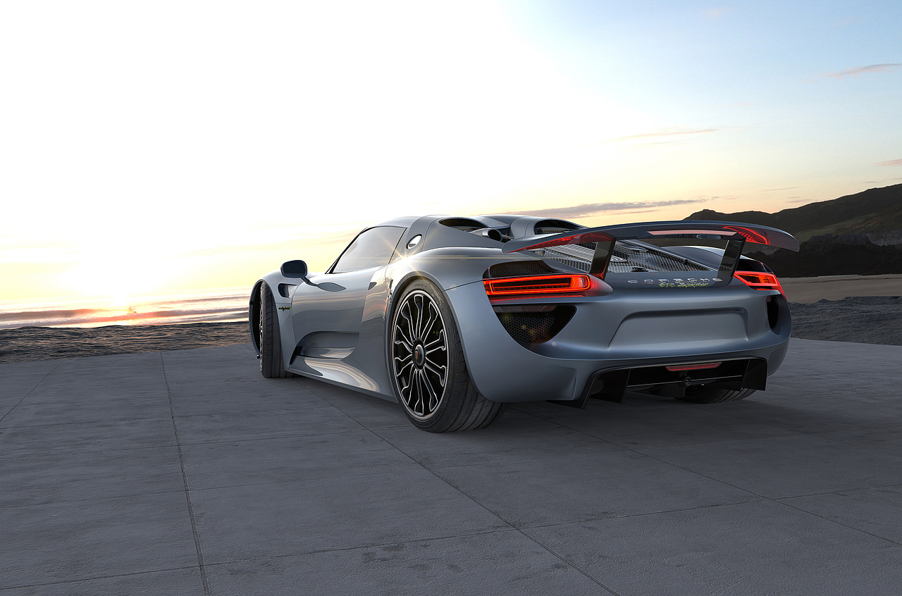 《  Keyshot    PORSCHE 918  》