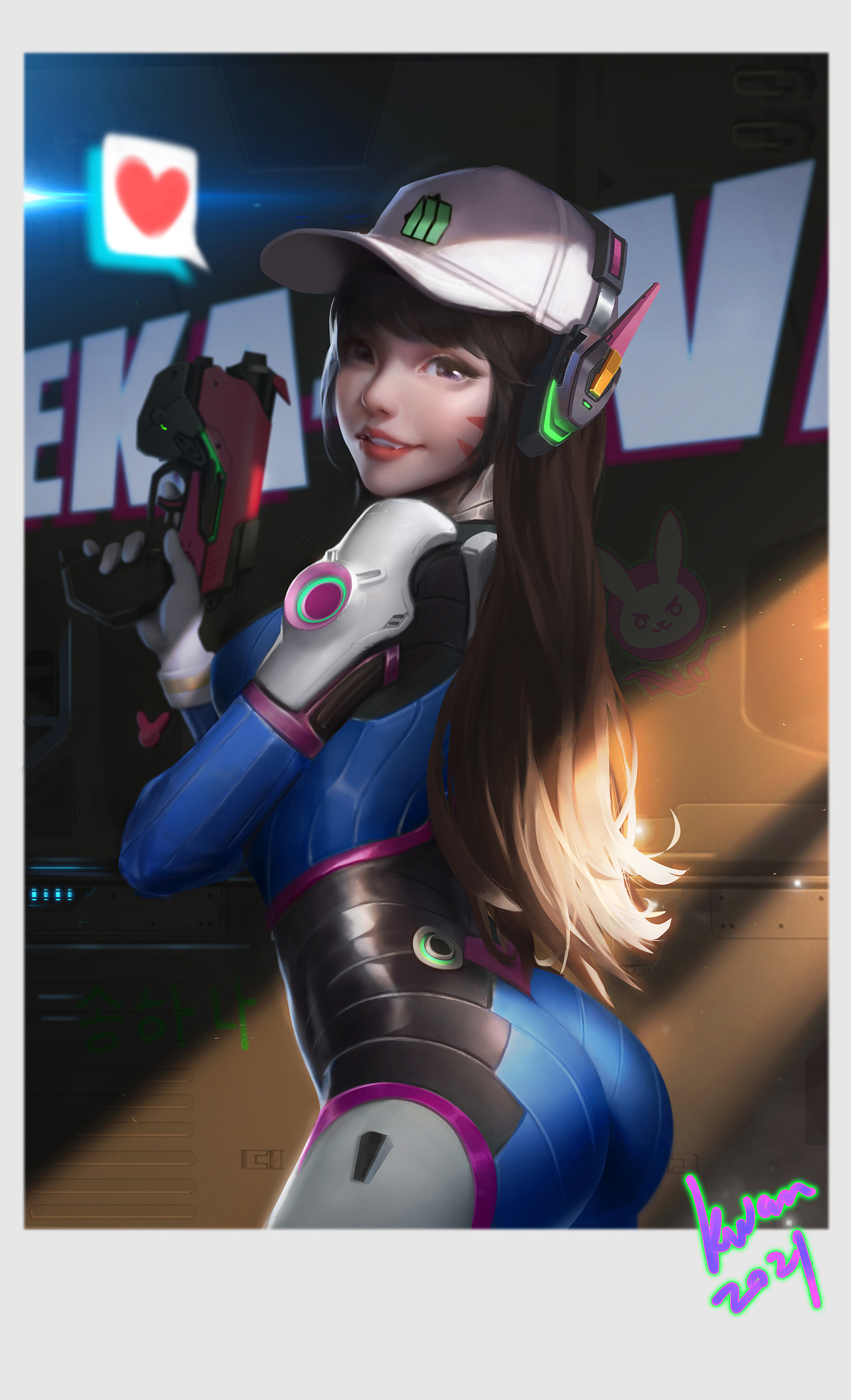 dva|插画|游戏原画|kwannnnnnnnn_原创作品-站酷zcool