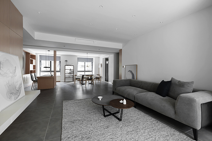 新中式 | 原木藕荷素雅色调，打造三代同堂的艺术屋（图ZMjU4MDE1Nzk2） - 家装设计 - 站酷设计师峰光无限装饰原创素材 - 站酷ZCOOL