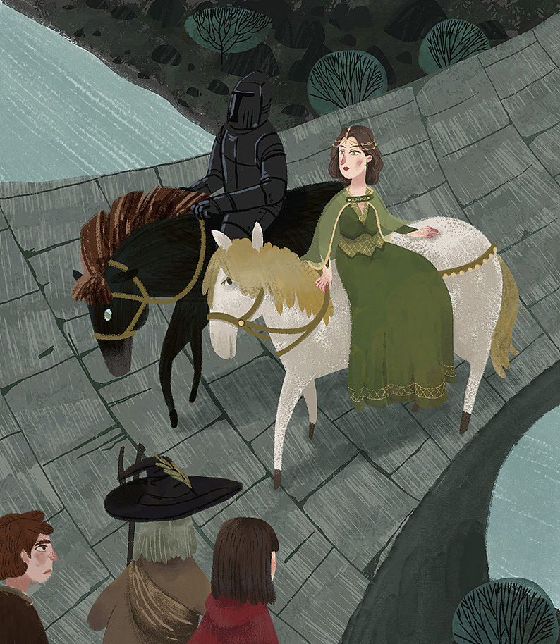 百词斩阅读计划《纳尼亚传奇—银椅》插画