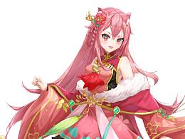 虎年桃花朵朵开