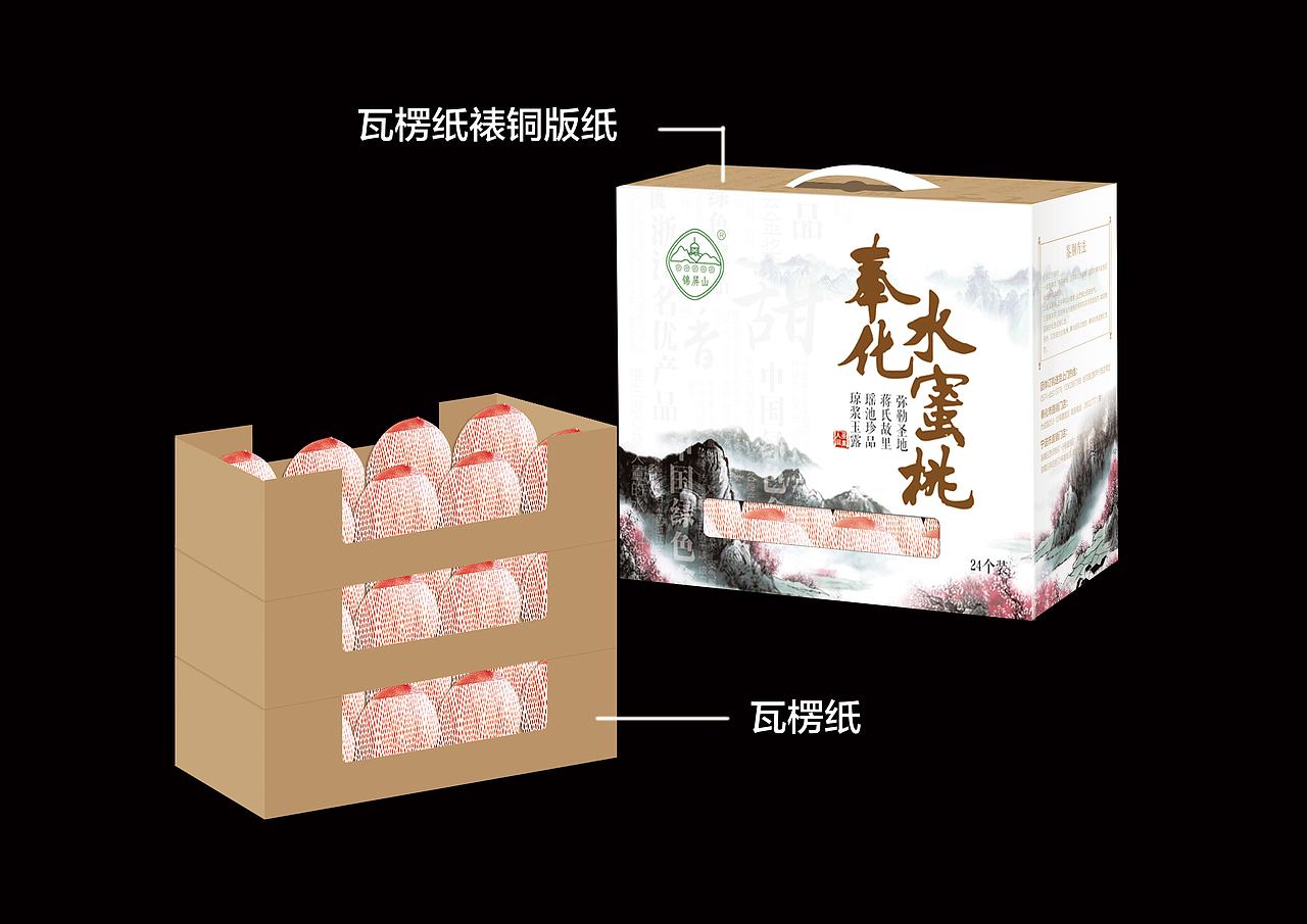 水蜜桃包装（图ZNDkyNzA5MTI=） - 包装 - 站酷设计师妈妈呀的小屋原创素材 - 站酷ZCOOL