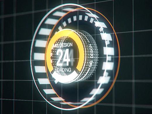 科技光感UI动效