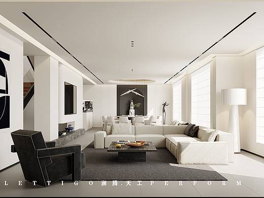 现代极简|黑白灰|别墅