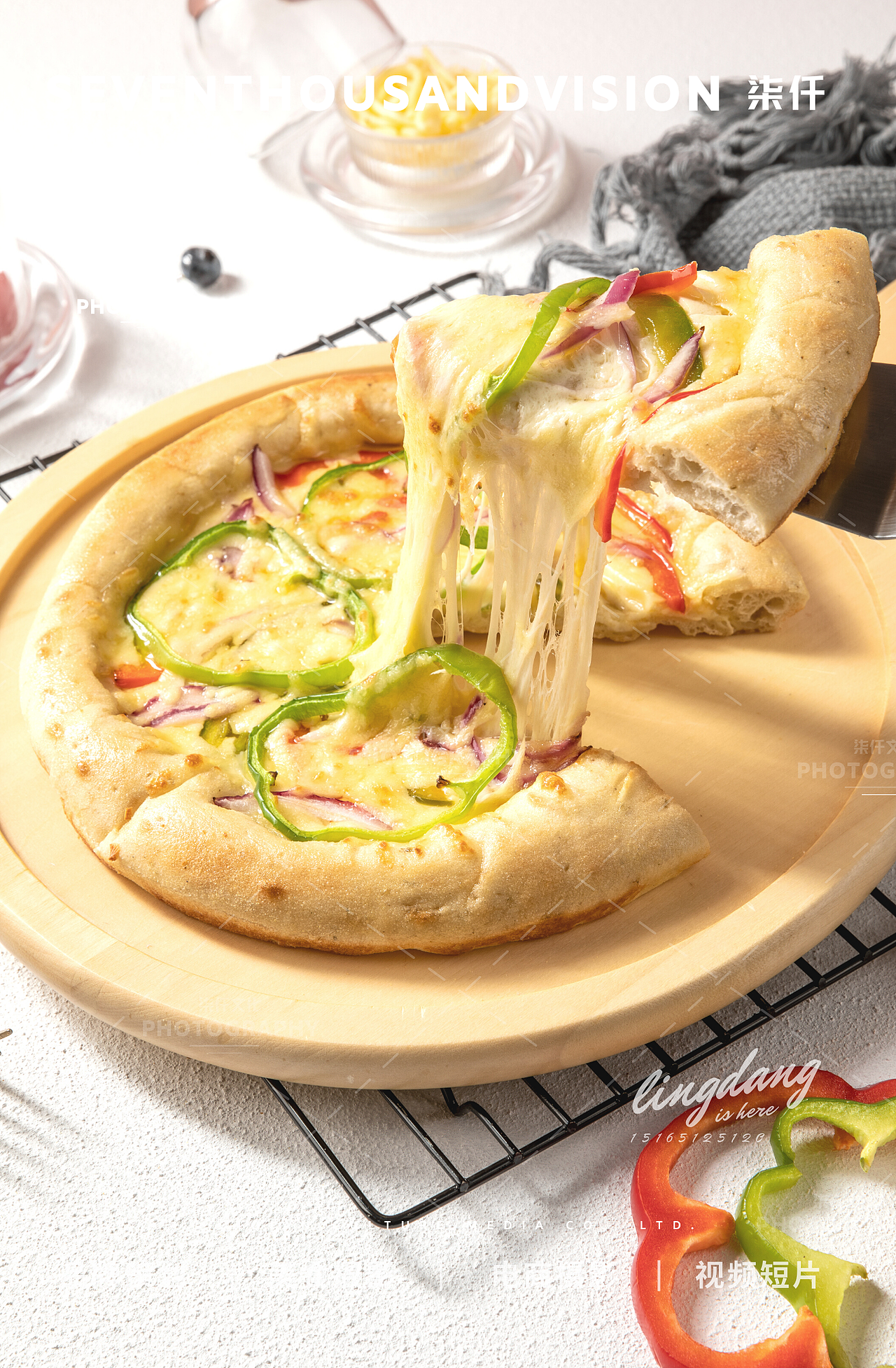 榴芒教主披萨×济南美食摄影柒仟视觉