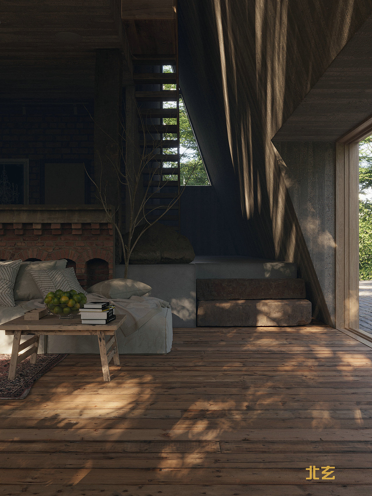 上海北玄/北玄教育/渲染作品/静谧时光