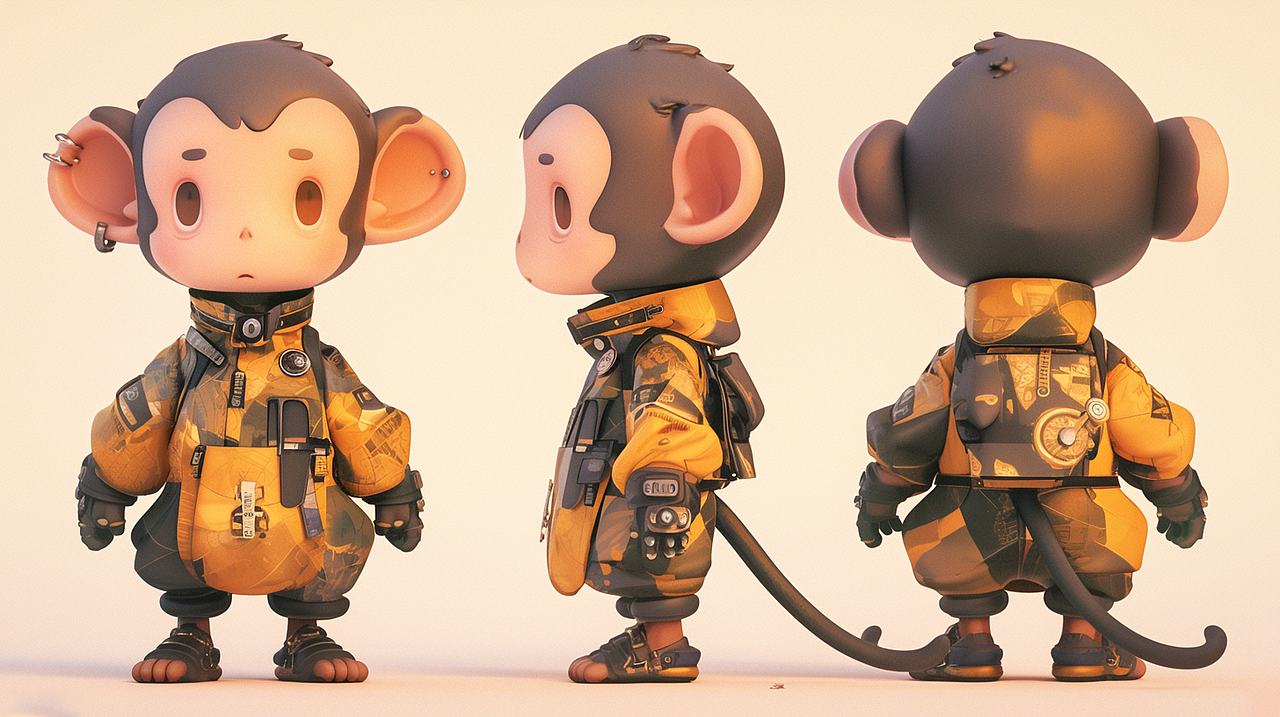 十二生肖三视图