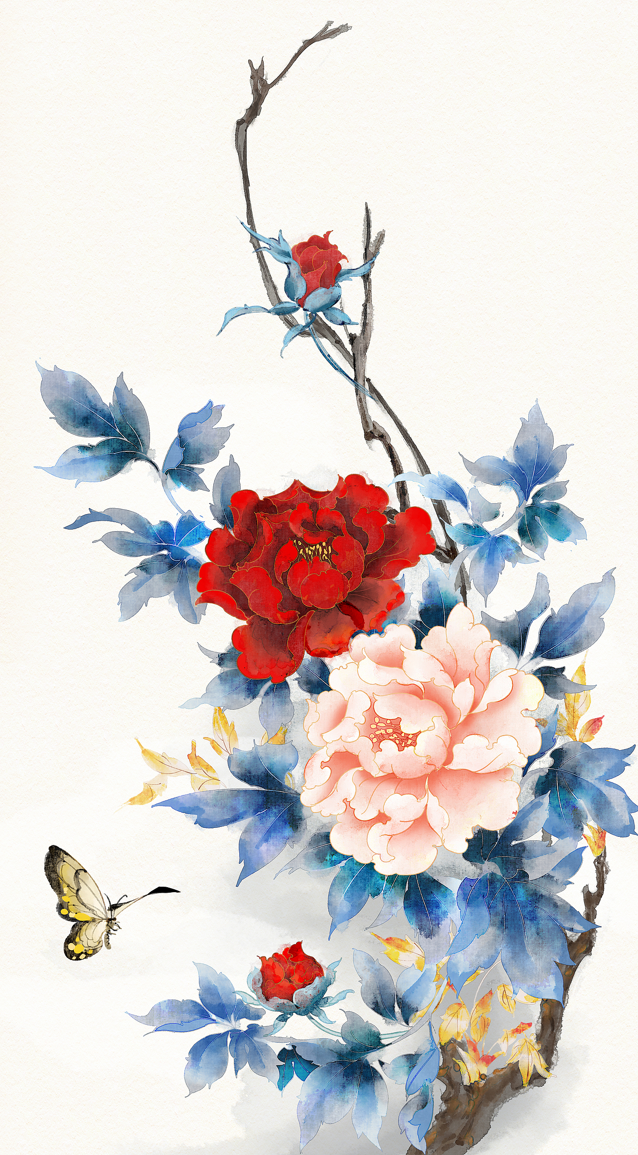 古风花草插画合集