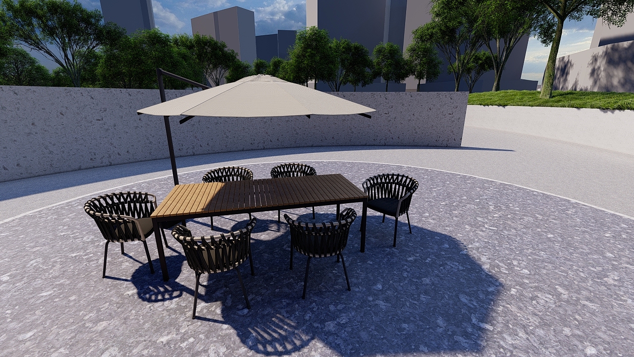 #2022青春答卷#“簌鸣”金鸡岭桥头休闲广场景观设计