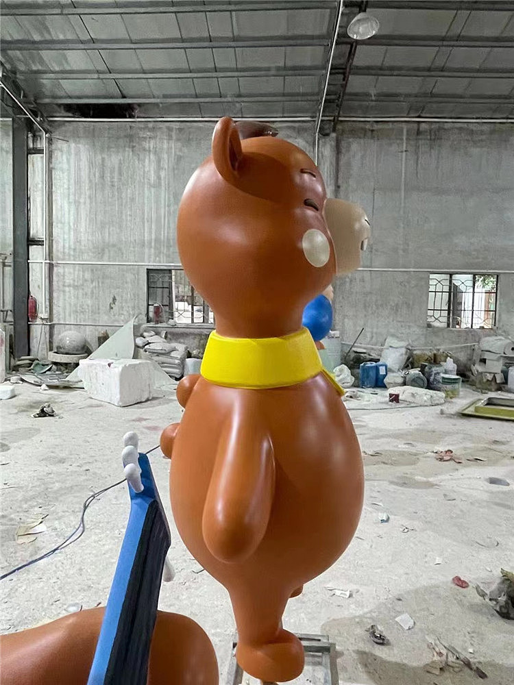 电影院形象卡通玻璃钢动漫卡通雕塑纤维彩绘公仔定制