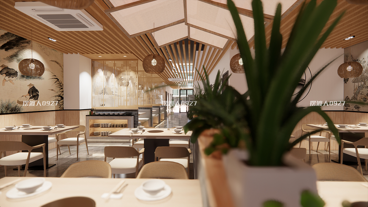 成都“渔港汇”河鲜餐厅设计