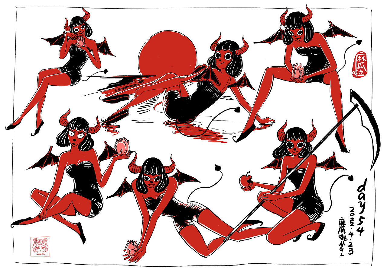 【麻瓜啦MGL】2022年3月1日-4月29日速写60天打卡合集（图ZMzA1NTU4ODI0） - 创作习作 - 站酷设计师麻瓜啦MGL原创素材 - 站酷ZCOOL