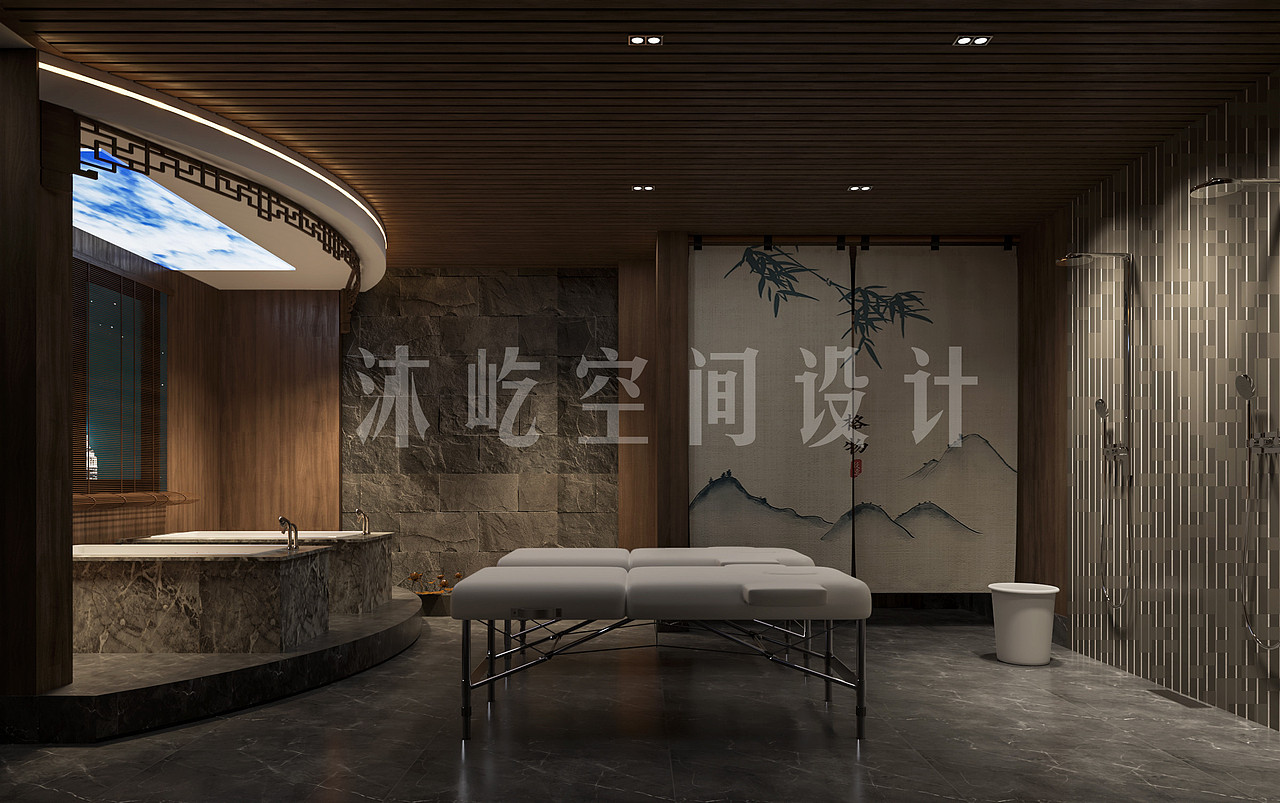 新中式足疗店（图ZMzEyNzY2MDAw） - 商业空间设计 - 站酷设计师人间小西瓜原创素材 - 站酷ZCOOL