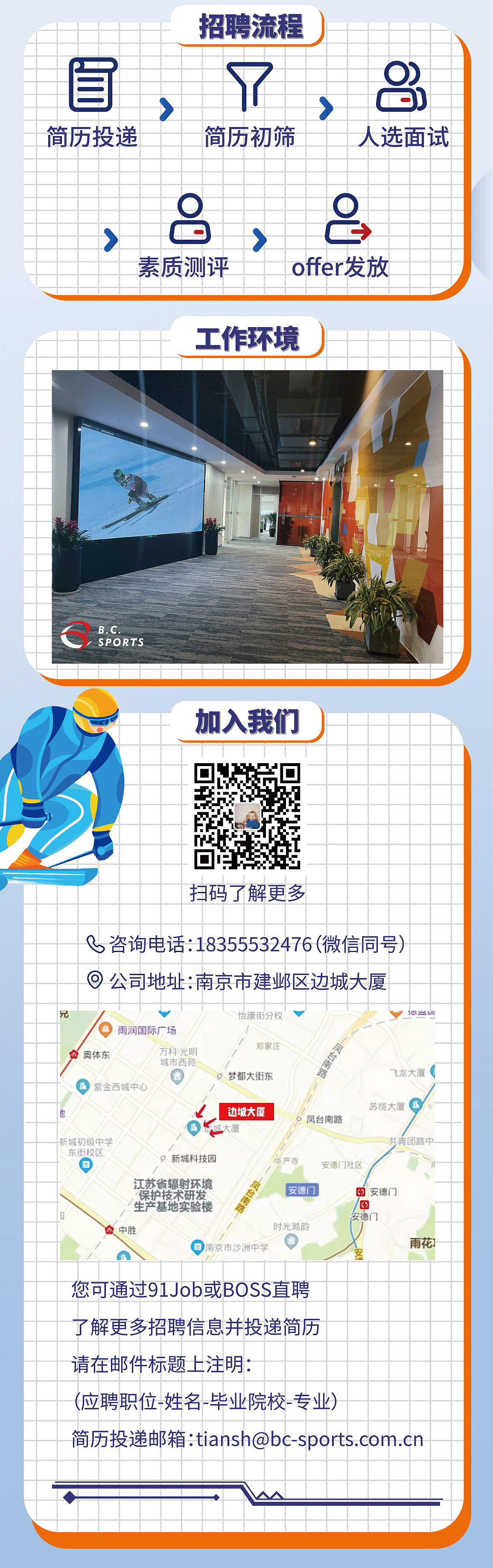 南京边城体育招聘长图（图ZMzA1NTg1MDI4） - 其他平面 - 站酷设计师tan90品牌设计原创素材 - 站酷ZCOOL