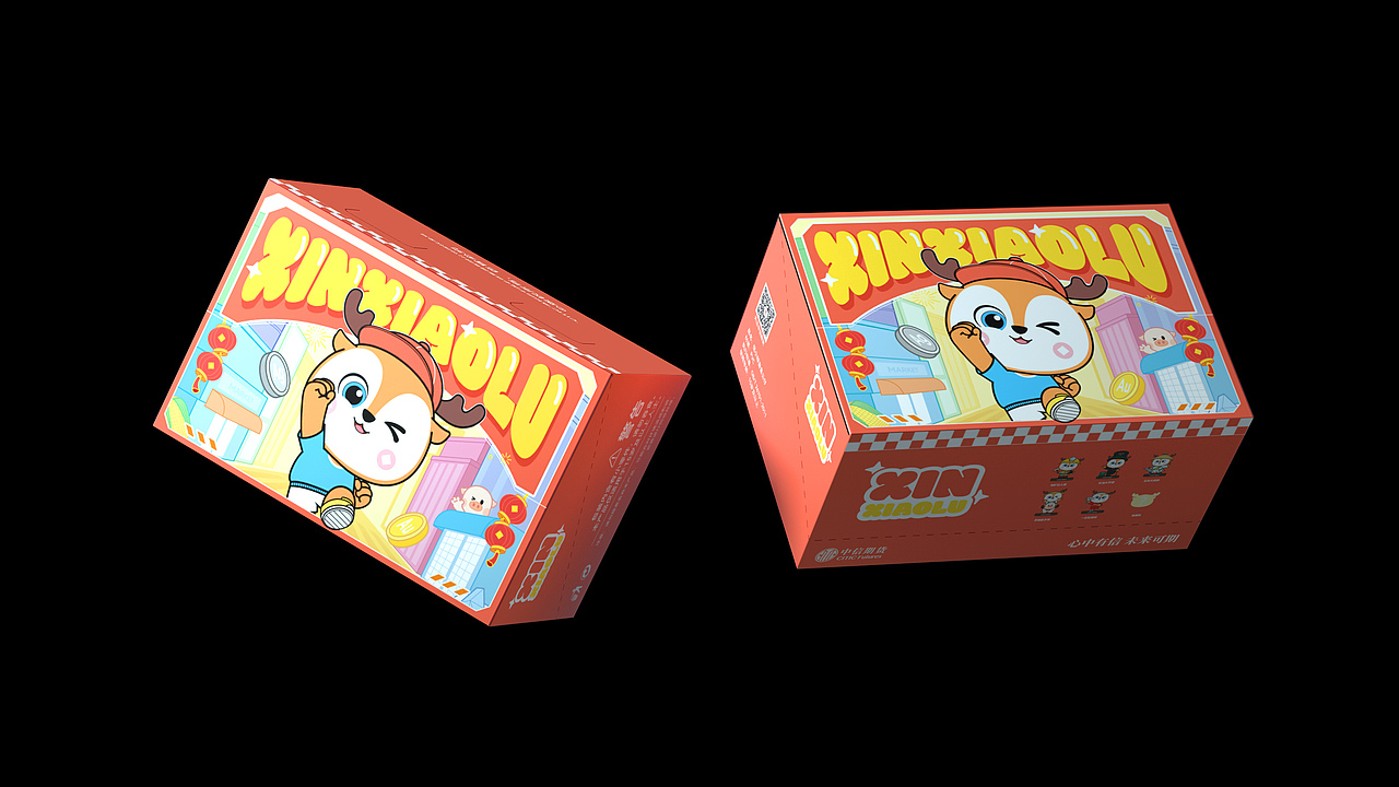 信小䘵卡通IP形象设计,应用主题造型延展