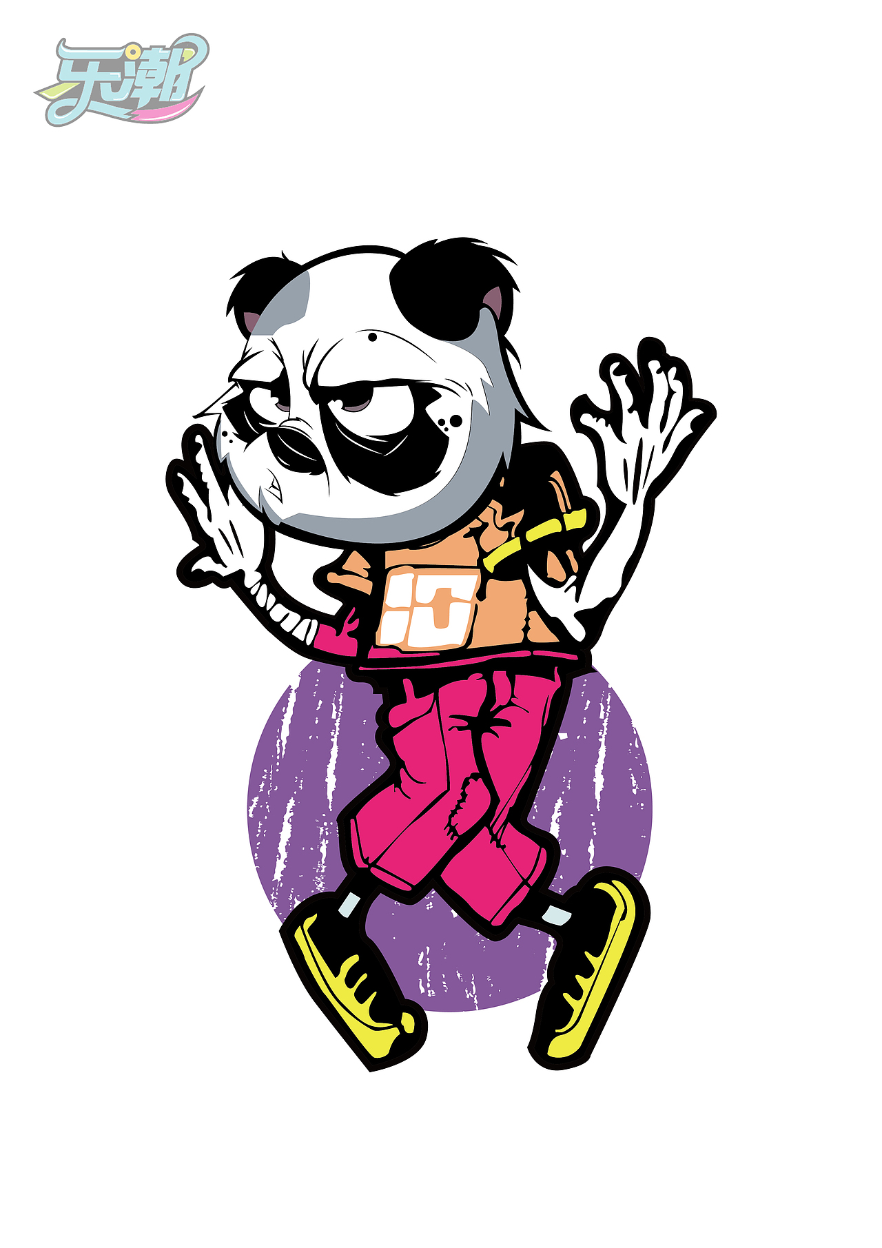 乐潮国潮文创（图ZMzI0MDU5NzY4） - 新锐潮流插画 - 站酷设计师豆豆豆豆逗子原创素材 - 站酷ZCOOL