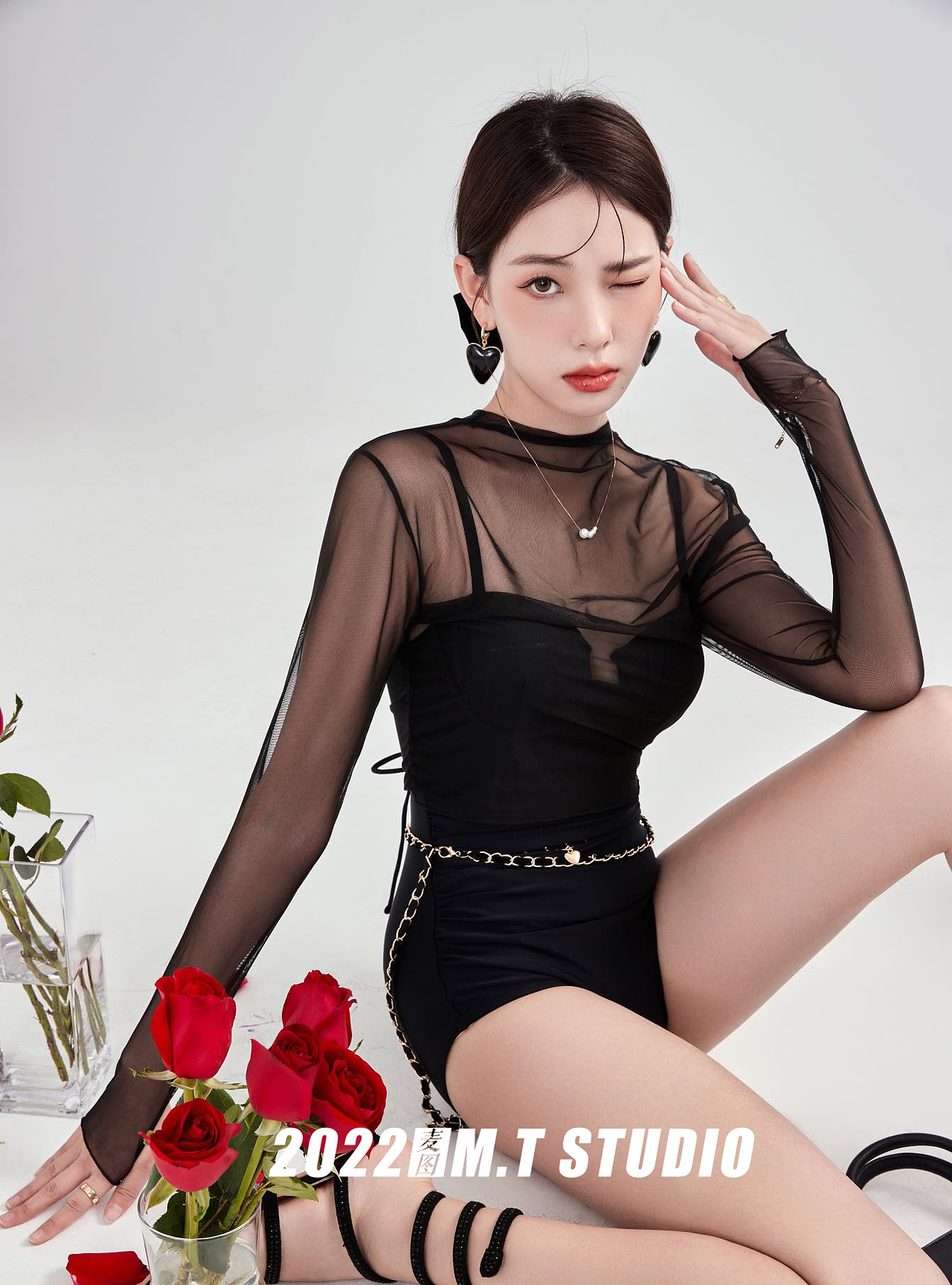 泳衣模特图商业商业