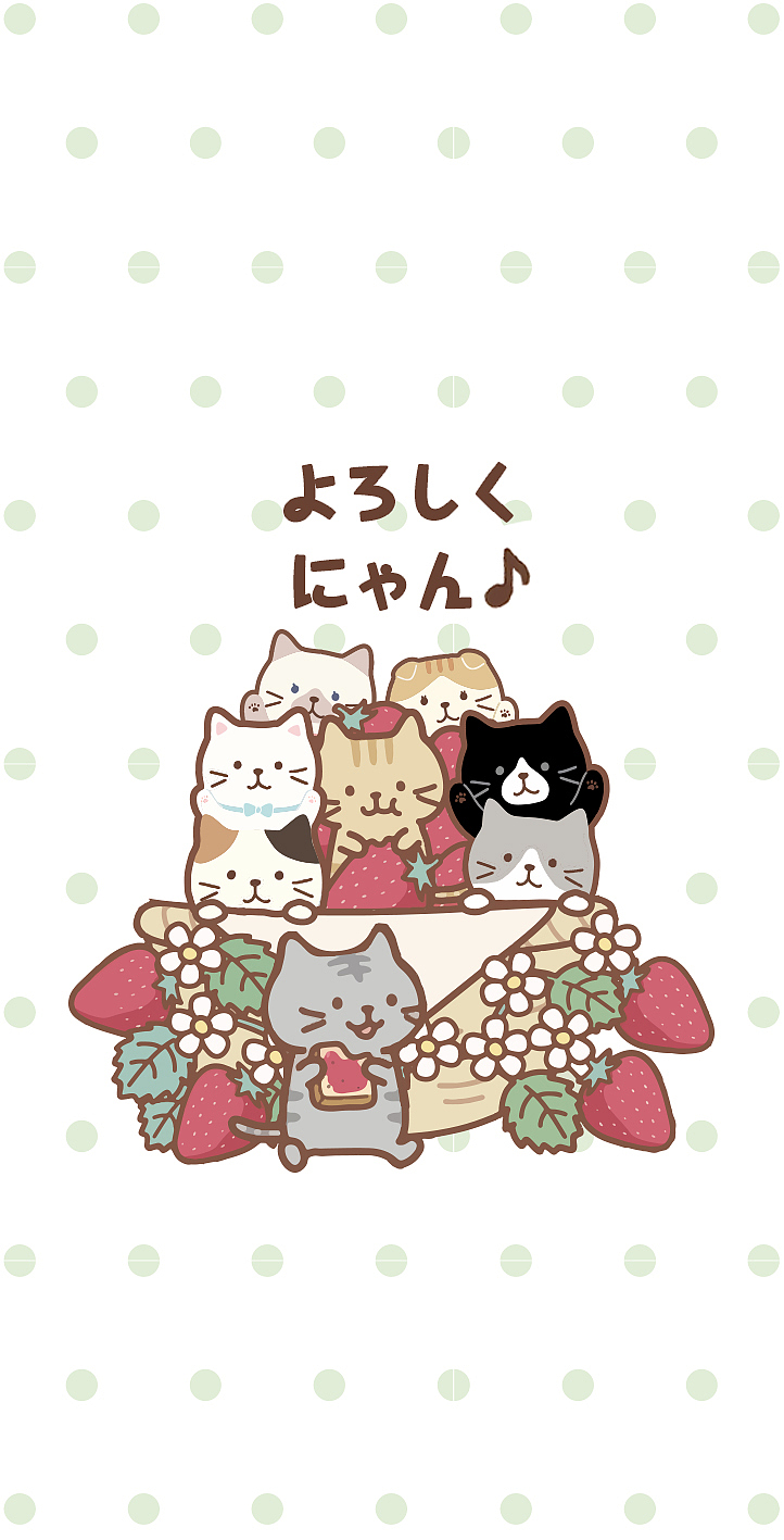 一堆可爱小猫咪手机壁纸