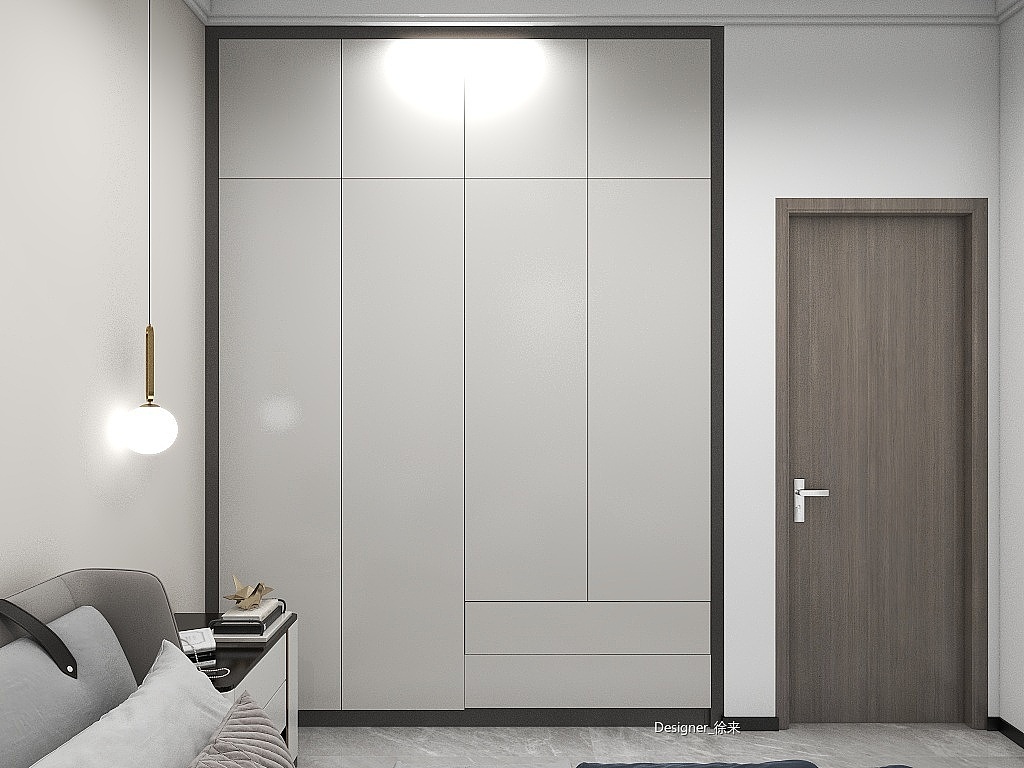 轻奢北欧风：浓烈简约中的一抹色彩（图ZMzE1NDc5NjYw） - 家装设计 - 站酷设计师设计师徐来原创素材 - 站酷ZCOOL