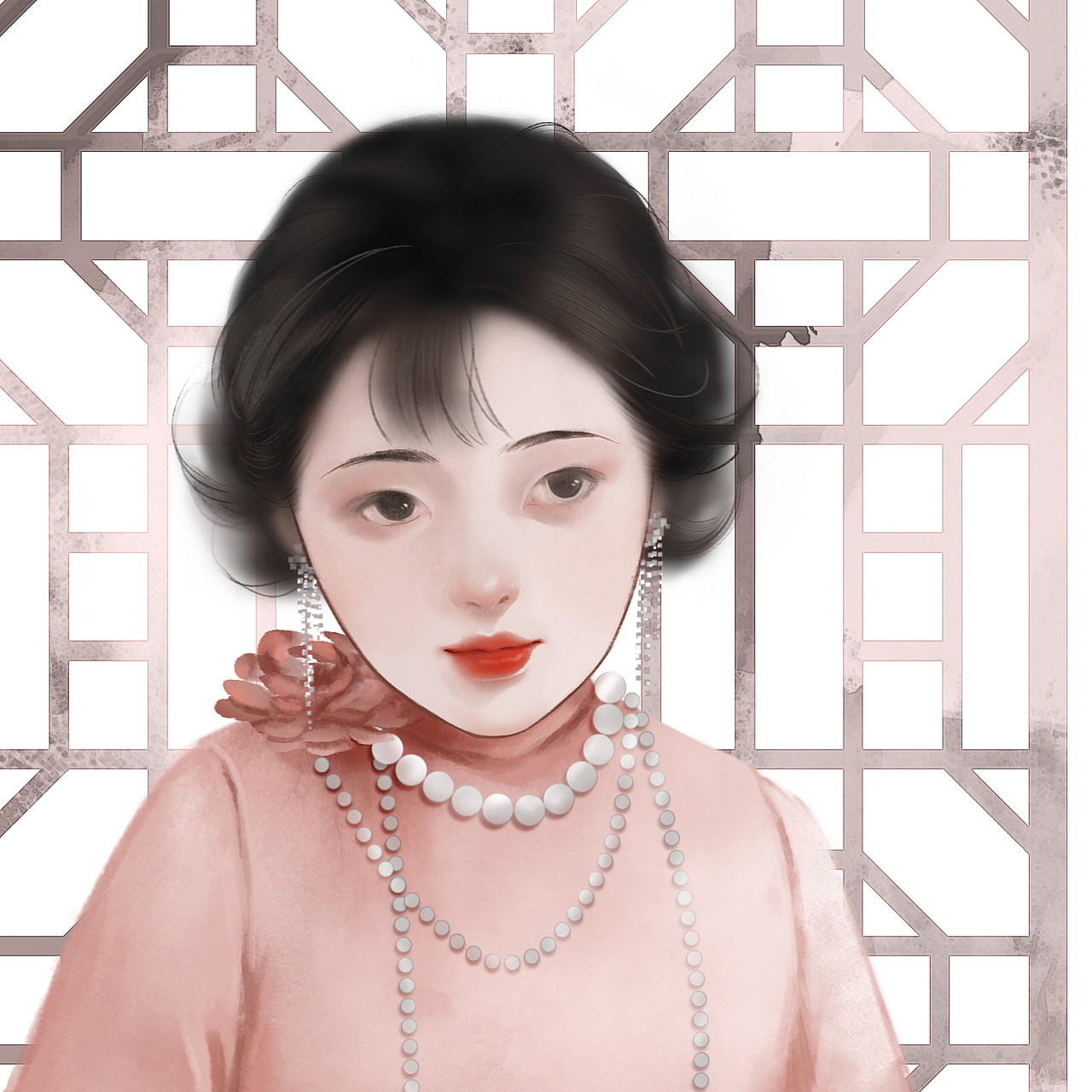 以前画的古风图