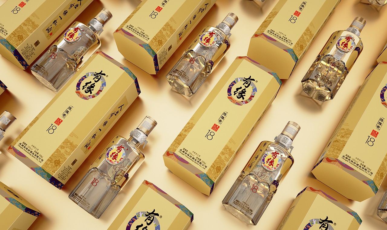 白酒包装&视觉海报(三维篇·C4D)——2022年度报告