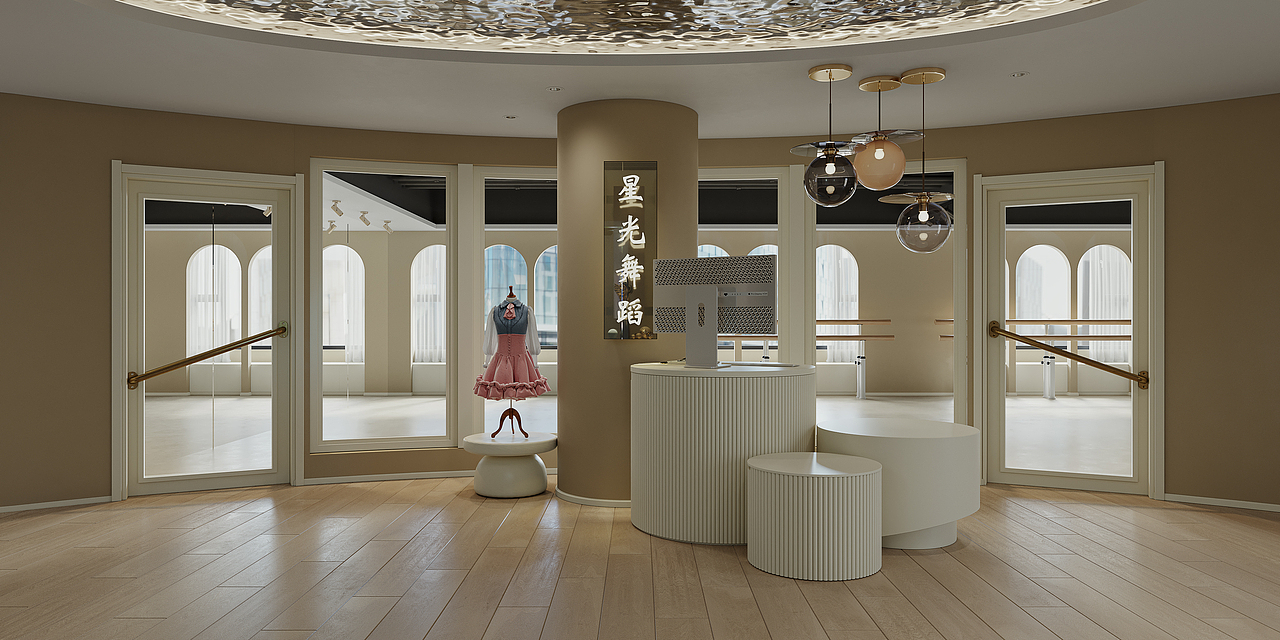 舞蹈教室（图ZMzIwNTIzNzk2） - 商业空间设计 - 站酷设计师矩形视觉表现原创素材 - 站酷ZCOOL