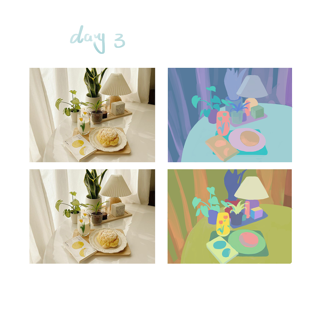 色彩派對(duì) day3（圖ZMzM2MTAyMzEy） - 創(chuàng)作習(xí)作 - 站酷設(shè)計(jì)師向月散人原創(chuàng)素材 - 站酷ZCOOL