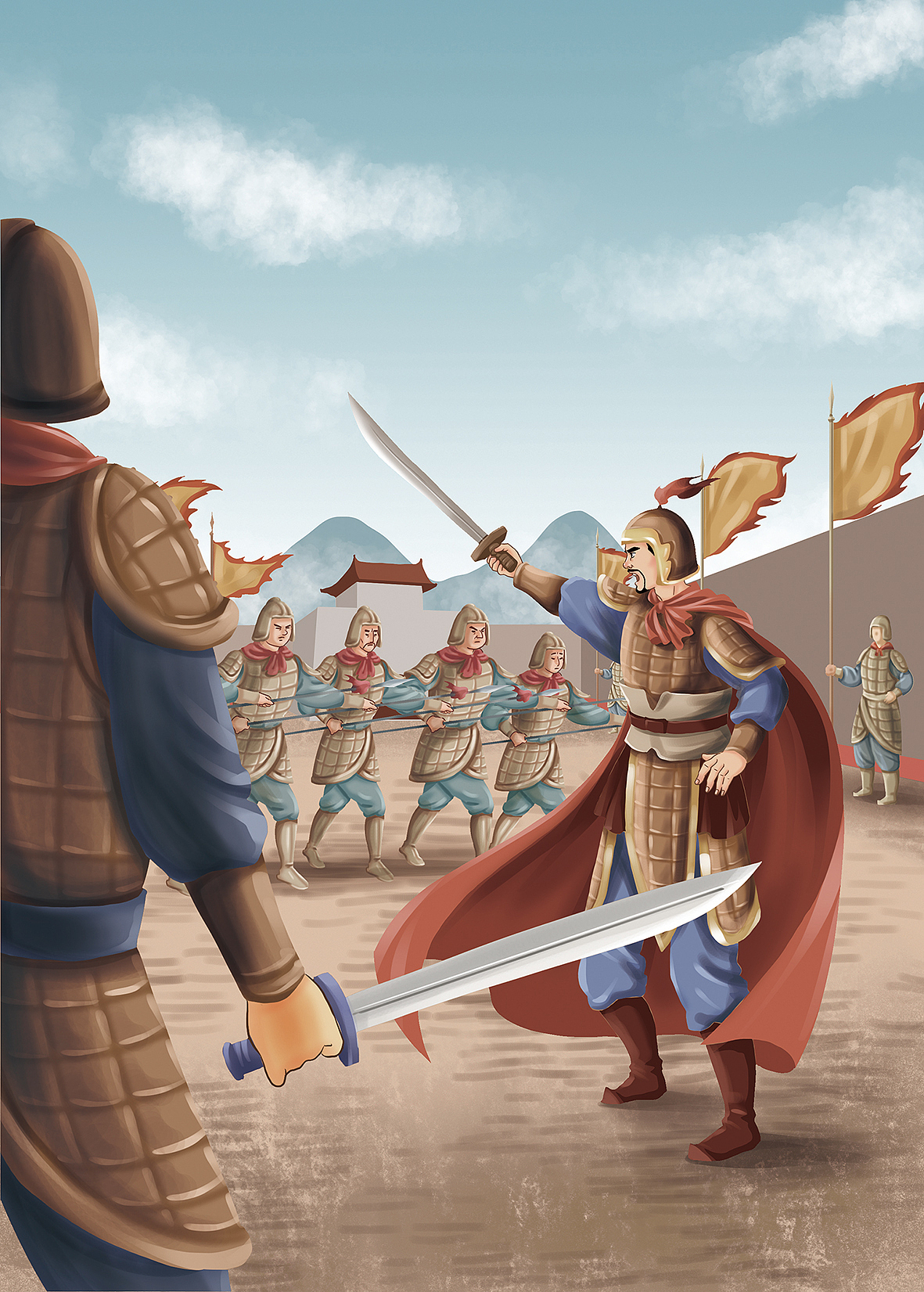 原创插画《史记故事》