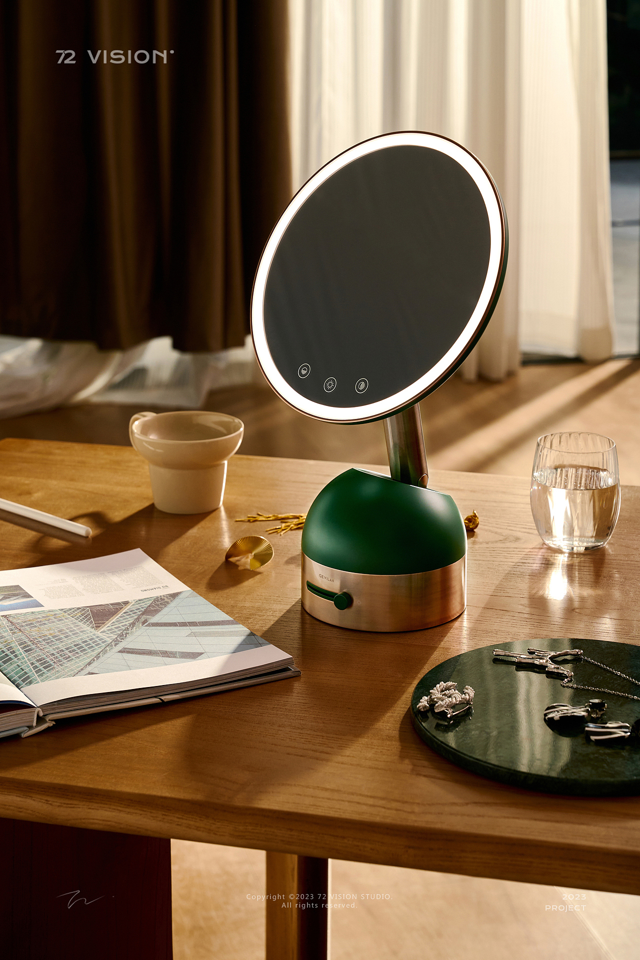 72 VISION | GEVILAN歌岚美妆镜 静物篇（图ZMzU3MjI1MTAw） - 产品摄影 - 站酷设计师72视觉原创素材 - 站酷ZCOOL