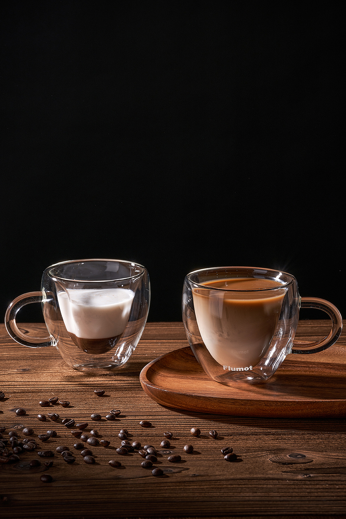 心形玻璃咖啡杯