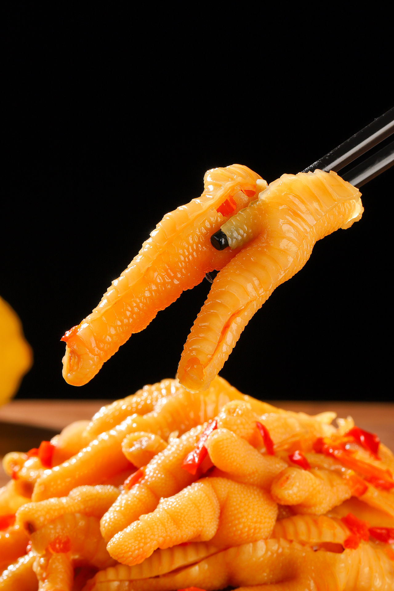 柠檬无骨鸡爪拍摄（图ZMzY5MjAxMDU2） - 美食摄影 - 站酷设计师Photographqin原创素材 - 站酷ZCOOL