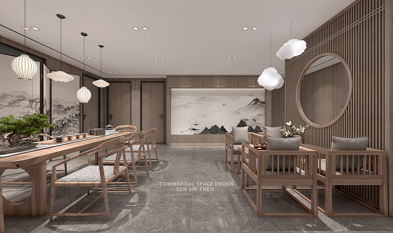 江西新中式会客区改造设计