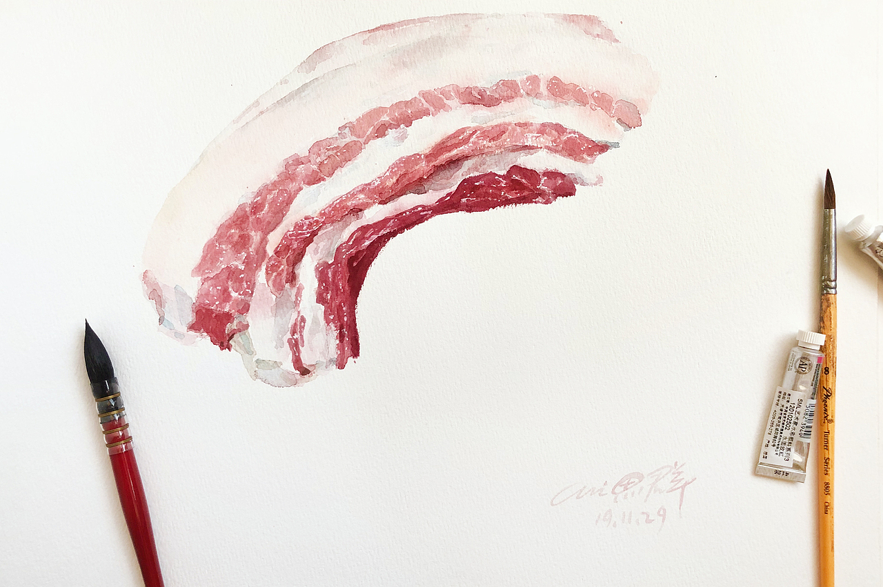 部分水彩作品选