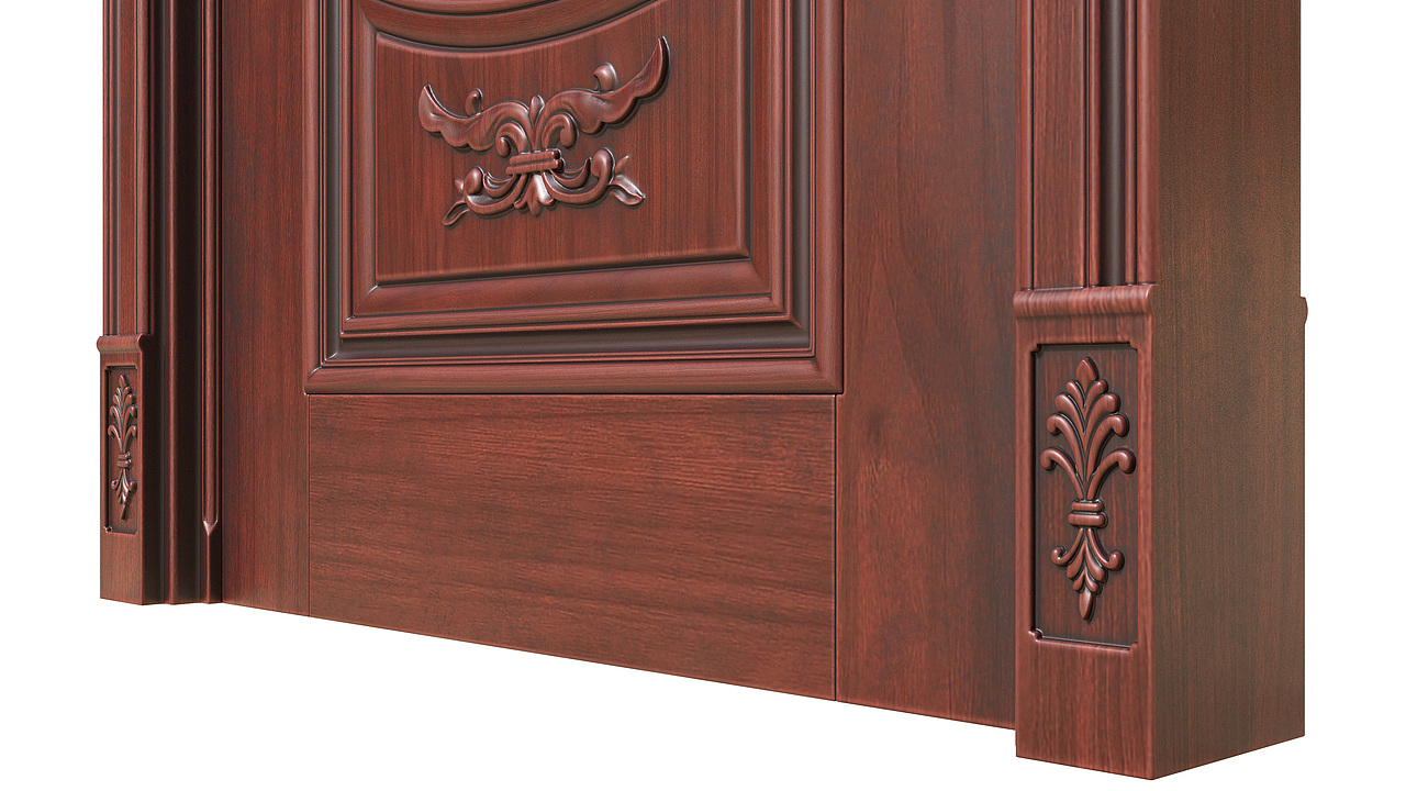 №332雕花木门建模渲染教程（图ZMzA4MzIyMDky） - 生活用品 - 站酷设计师古色谷香原创素材 - 站酷ZCOOL