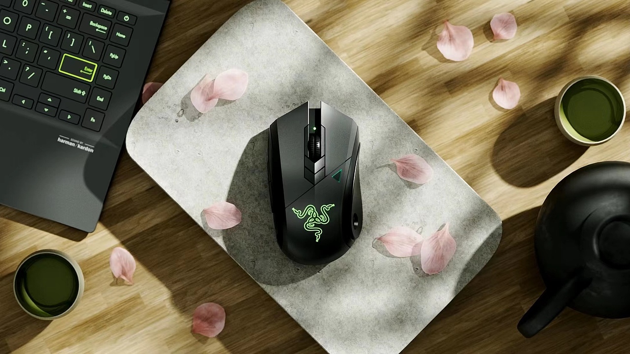 C4D雷蛇鼠标动画