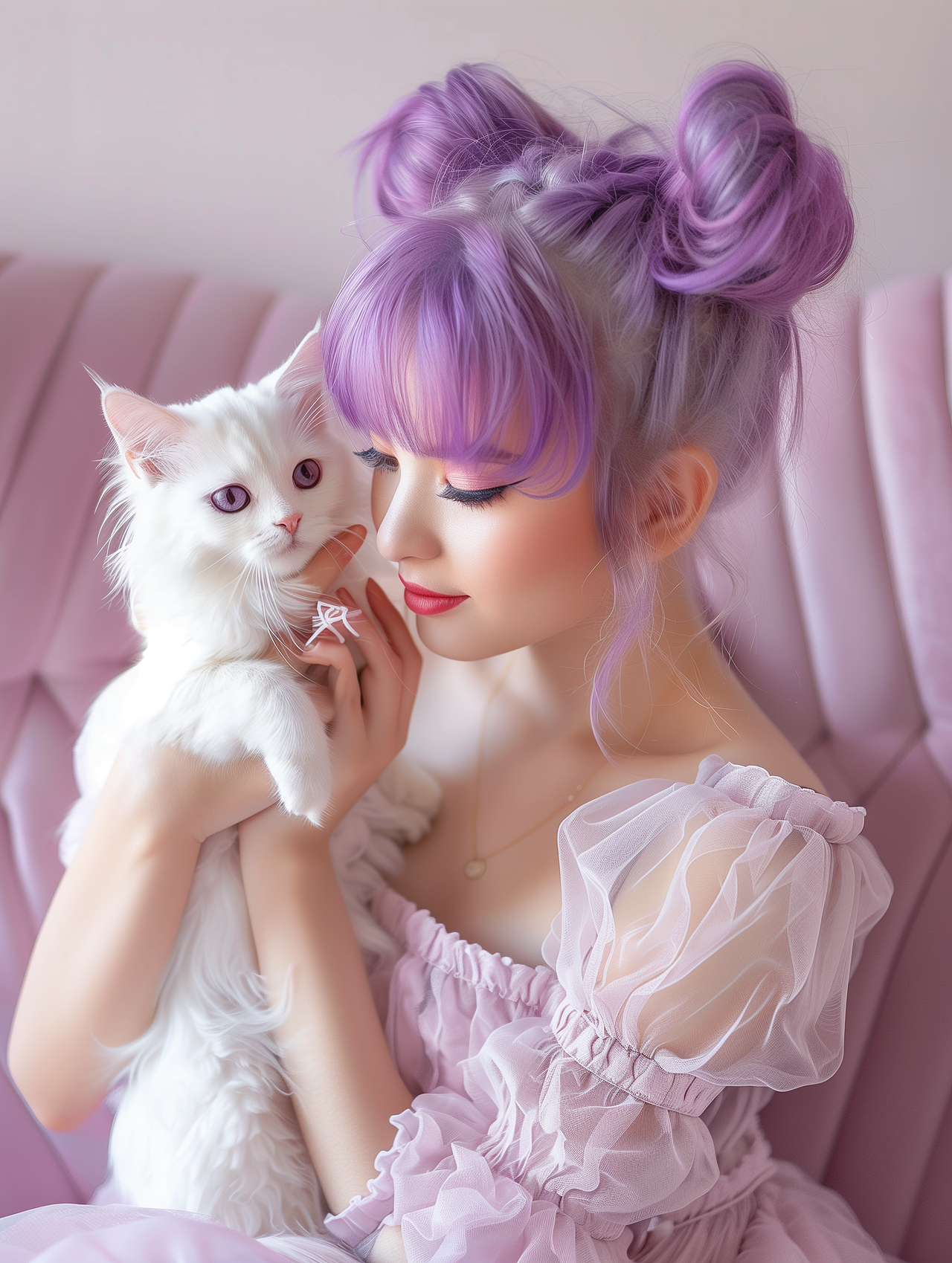 AI摄影：少女与猫（图ZMzY3OTcxNjgw） - 人像摄影 - 站酷设计师绮影原创素材 - 站酷ZCOOL