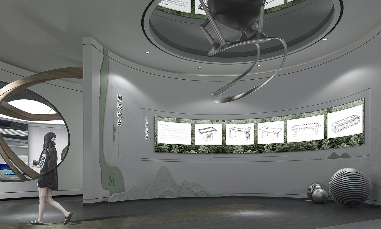 展厅设计绿色沉浸式科技艺术感美术馆打卡空间未来感（图ZMzE4MDk5MjM2） - 展陈设计 - 站酷设计师童顺设计研究所原创素材 - 站酷ZCOOL