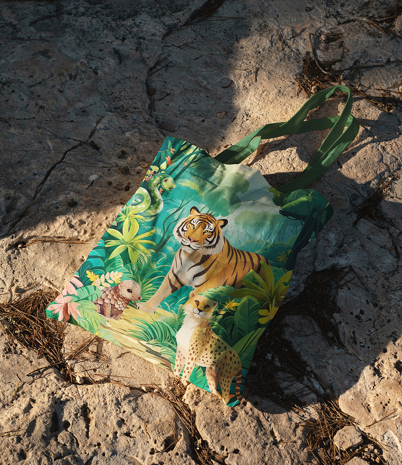 Tencent X Mandai Wildlife Reserve Totebag Design