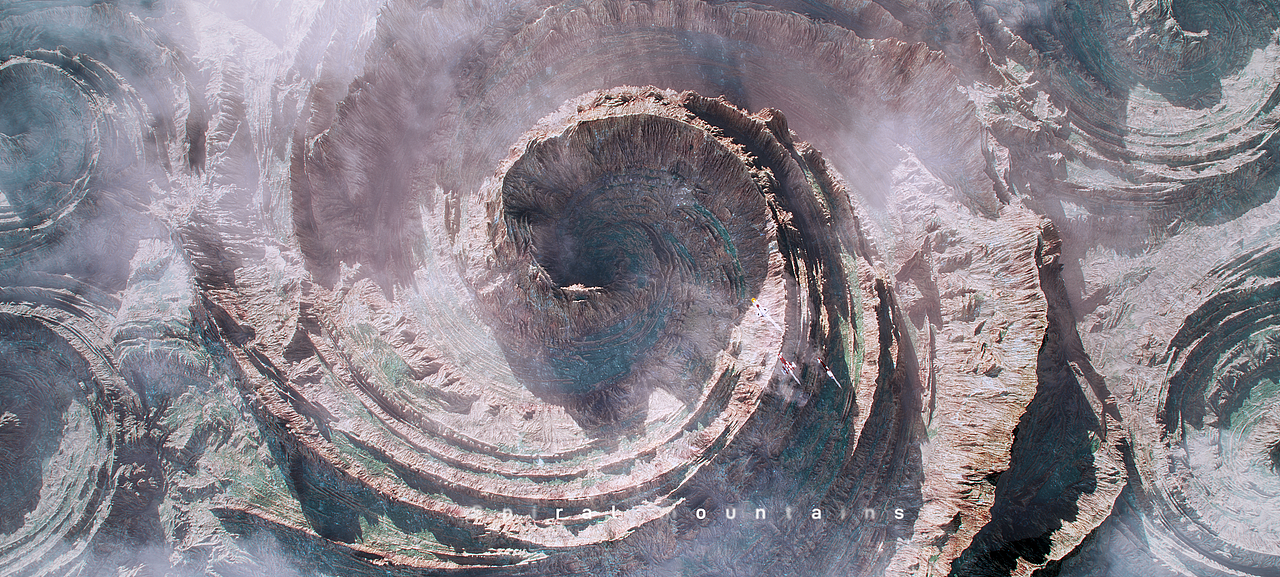 酷炫地形大型场景概念设计