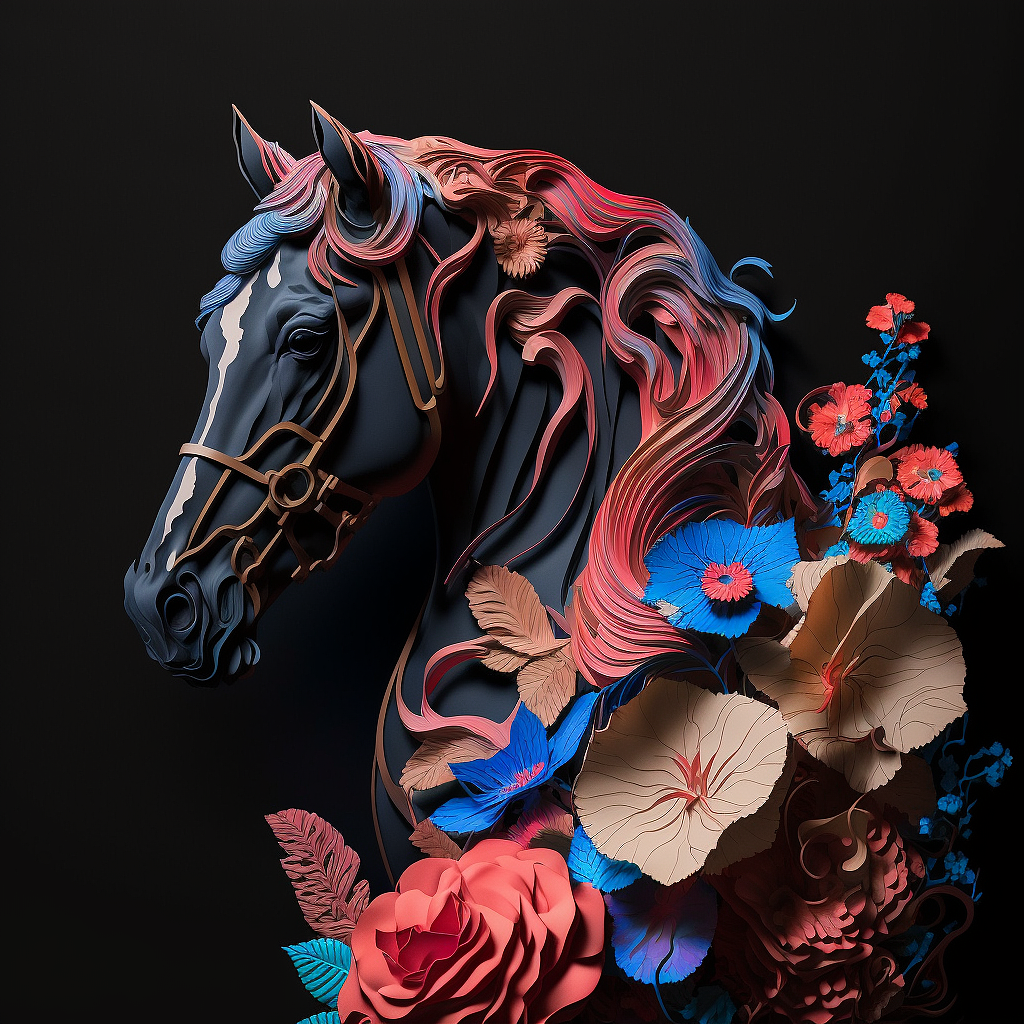 折纸风格的生肖~第三窝！（图ZMzIzOTU0NjAw） - AI作品 - 站酷设计师虾画原创素材 - 站酷ZCOOL