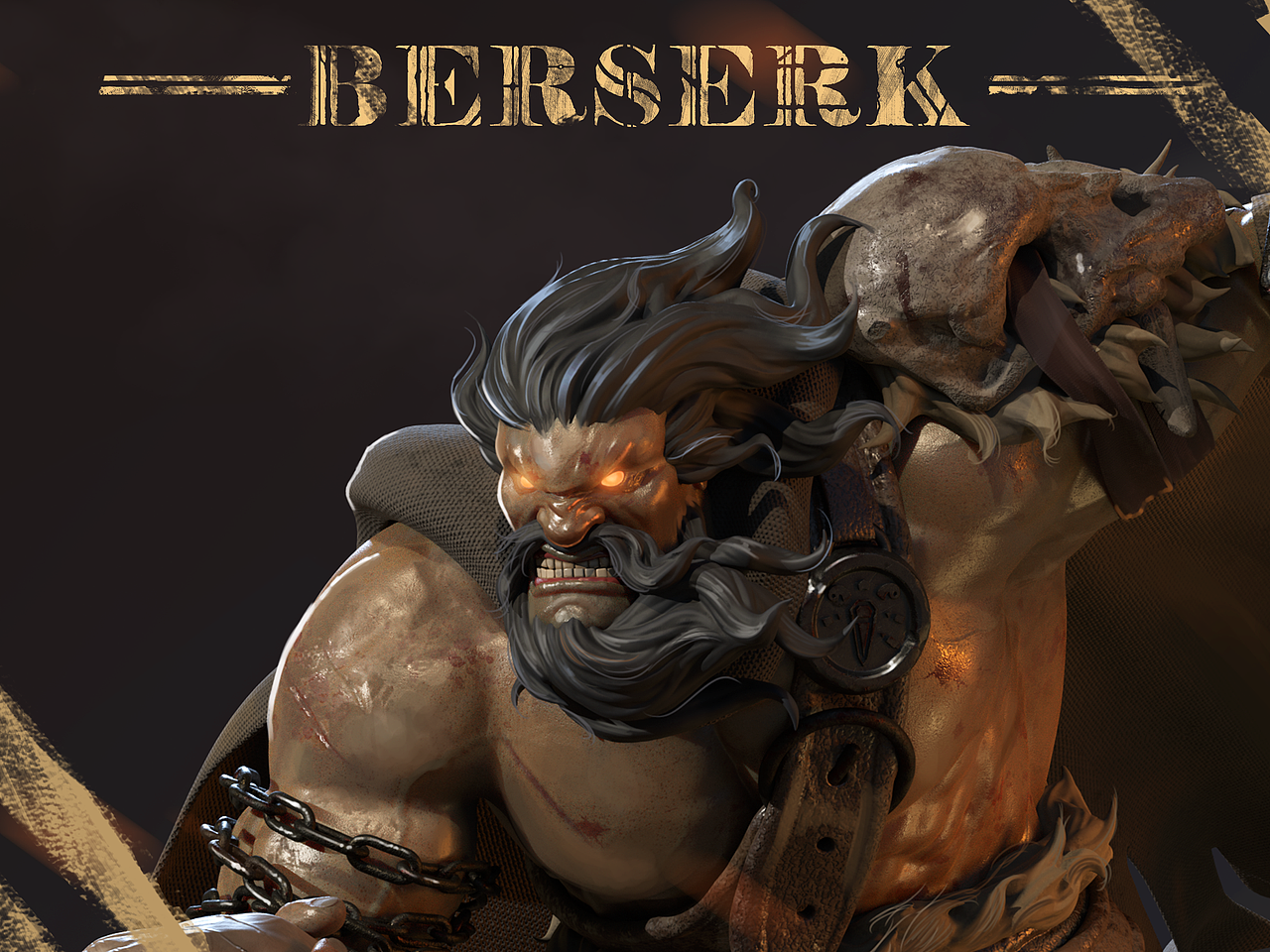 雕像设计 | BERSERK（图ZMzU0ODY3Nzcy） - 人物/生物 - 站酷设计师一只肥猪原创素材 - 站酷ZCOOL