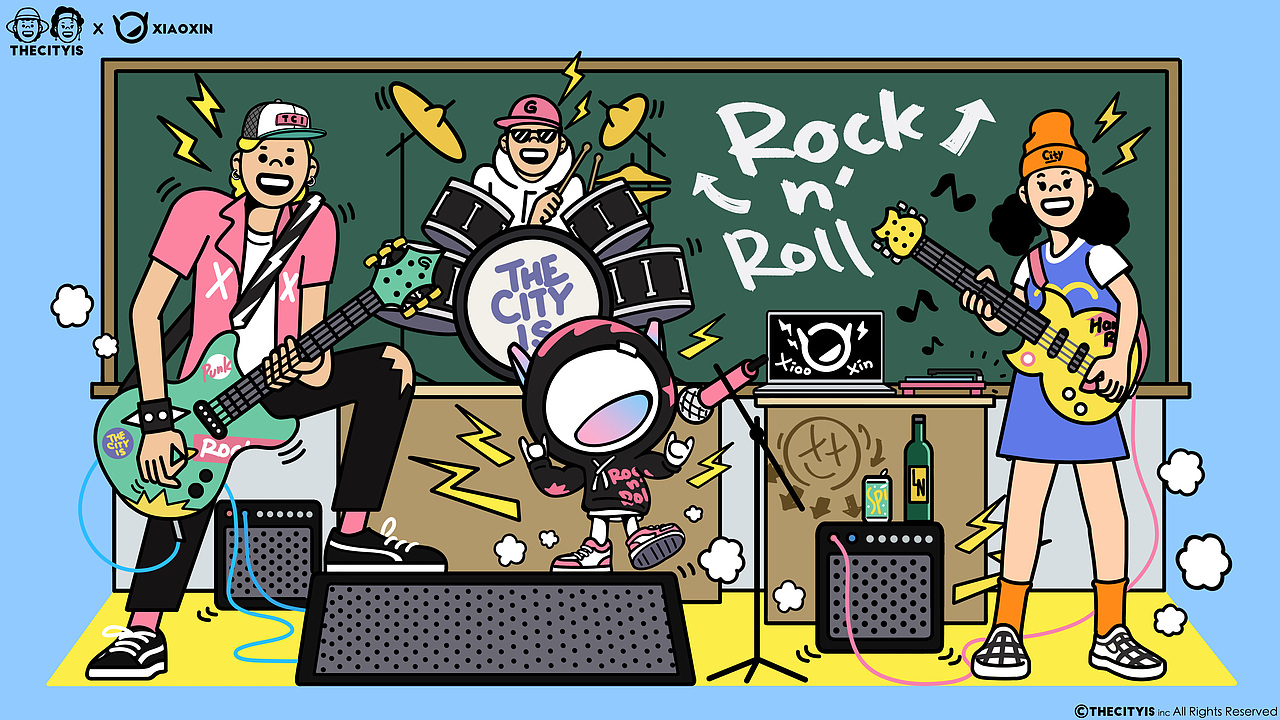 走出去，Let's Go Outside！（图ZMzMxNTU5MTI4） - 新锐潮流插画 - 站酷设计师佐拉Zola原创素材 - 站酷ZCOOL