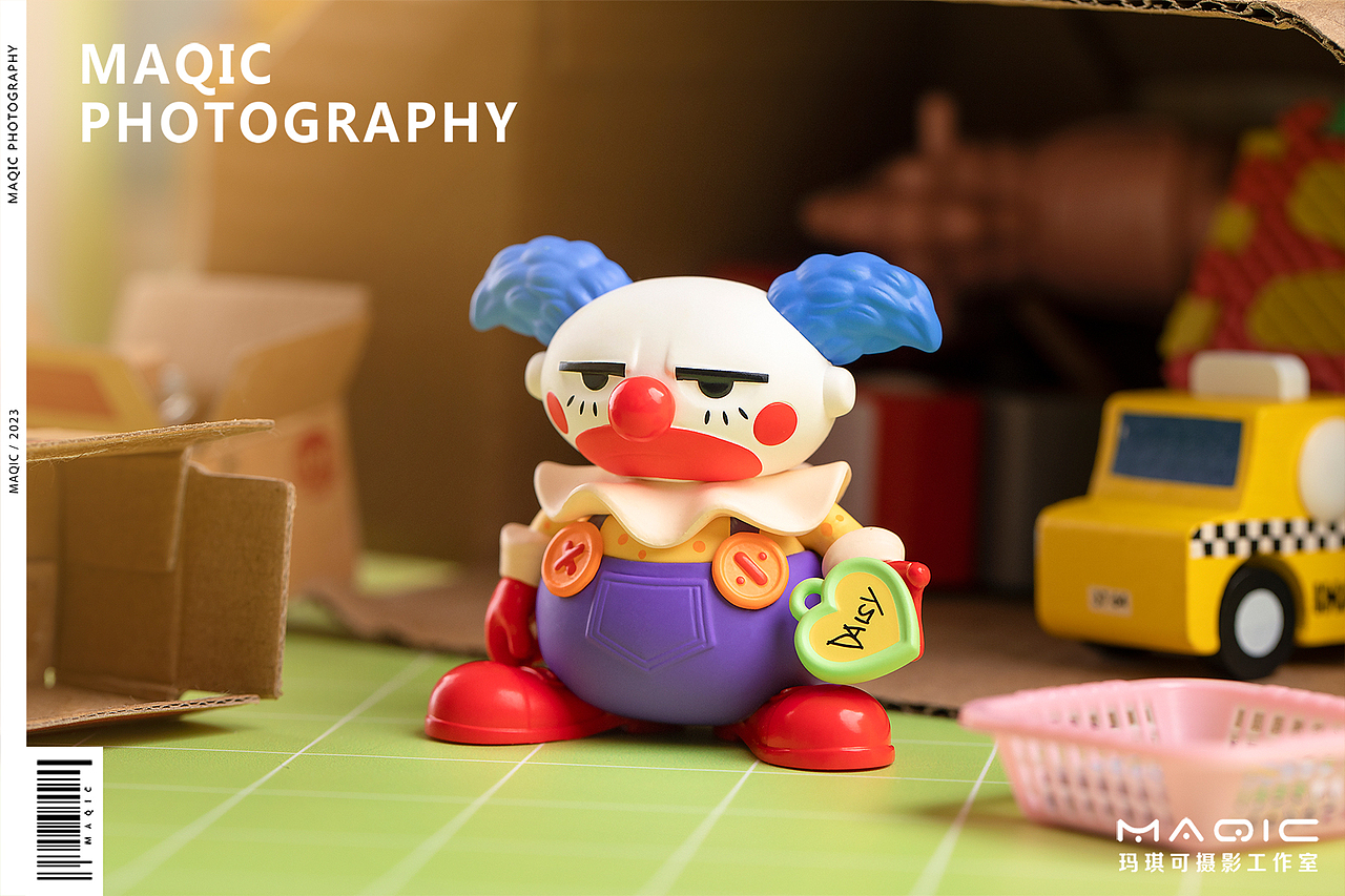 泡泡玛特《玩具总动员之纸箱大冒险》系列潮玩盲盒拍摄