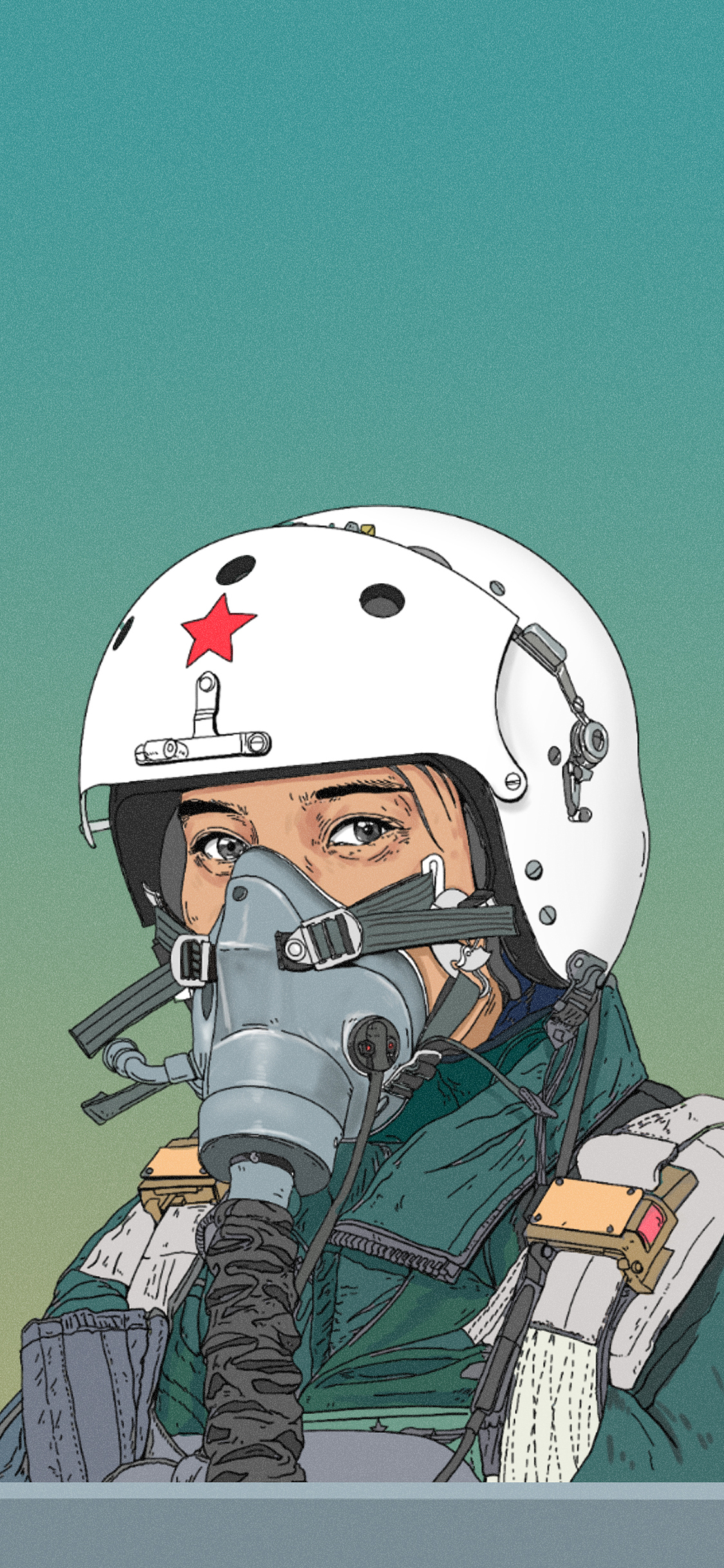 军事题材插画《铿锵玫瑰》15/18