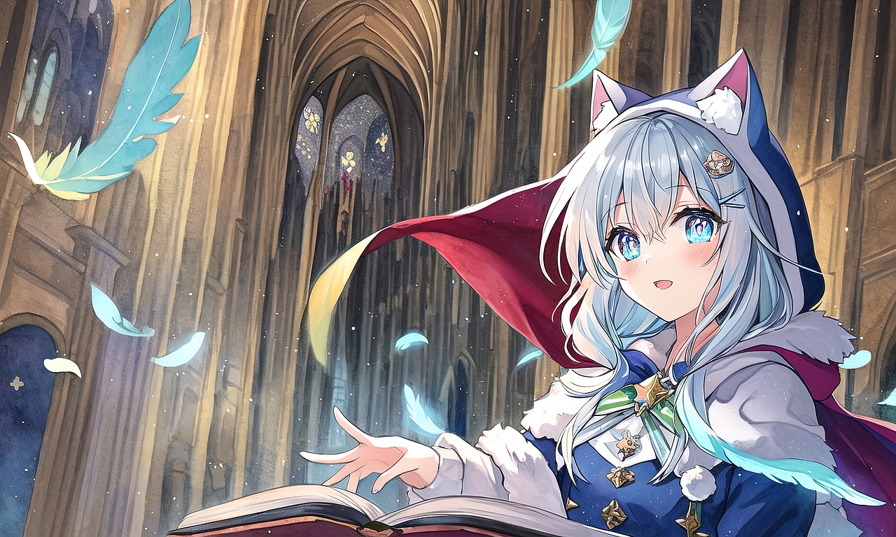 【喵酱AI绘图】魔法书院的管理员