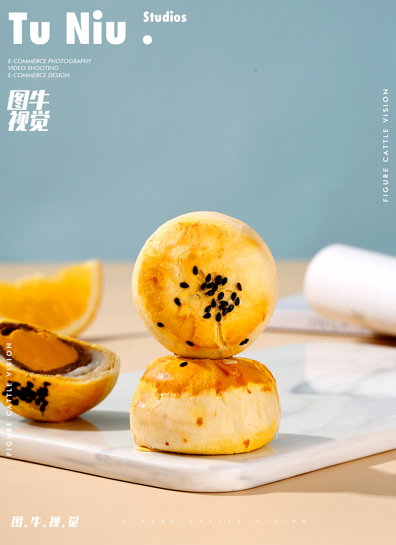 蛋黄酥|电商设计|郑州图牛|商业摄影|产品拍摄
