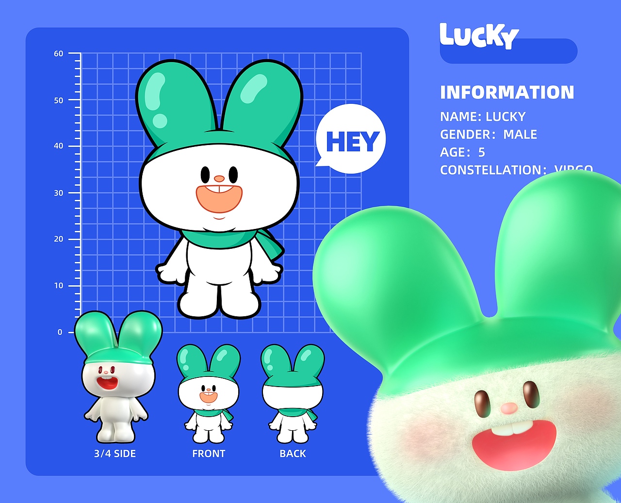 “HAPPY兔&LUCKY兔”IP设计