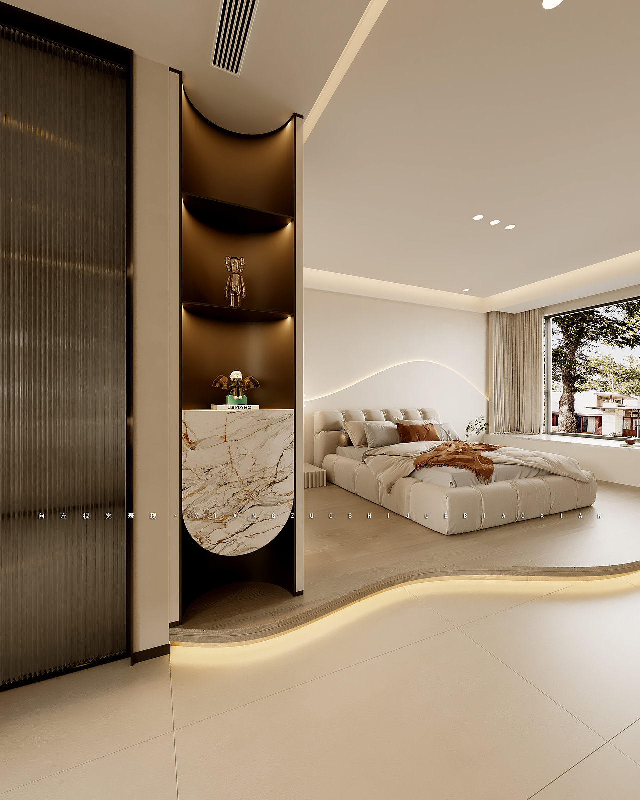 奶油风效果图案例